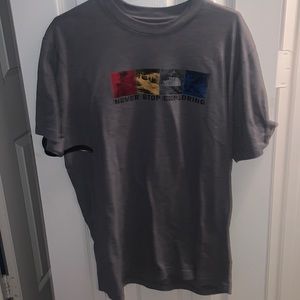 never stop exploring north face shirt